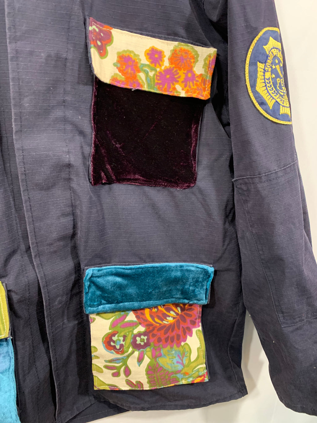 Tactical Security Jacket Men’s Medium Boho Hippie Velvet Medium