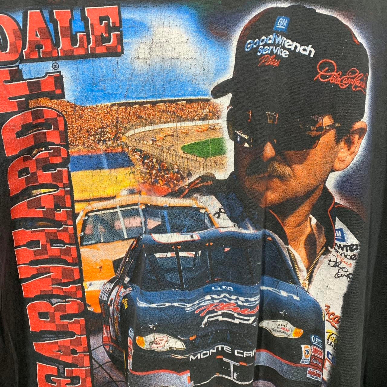 Vintage Dale Earnhardt GM Goodwrench Competitors View NASCAR Full Print Shirt XL