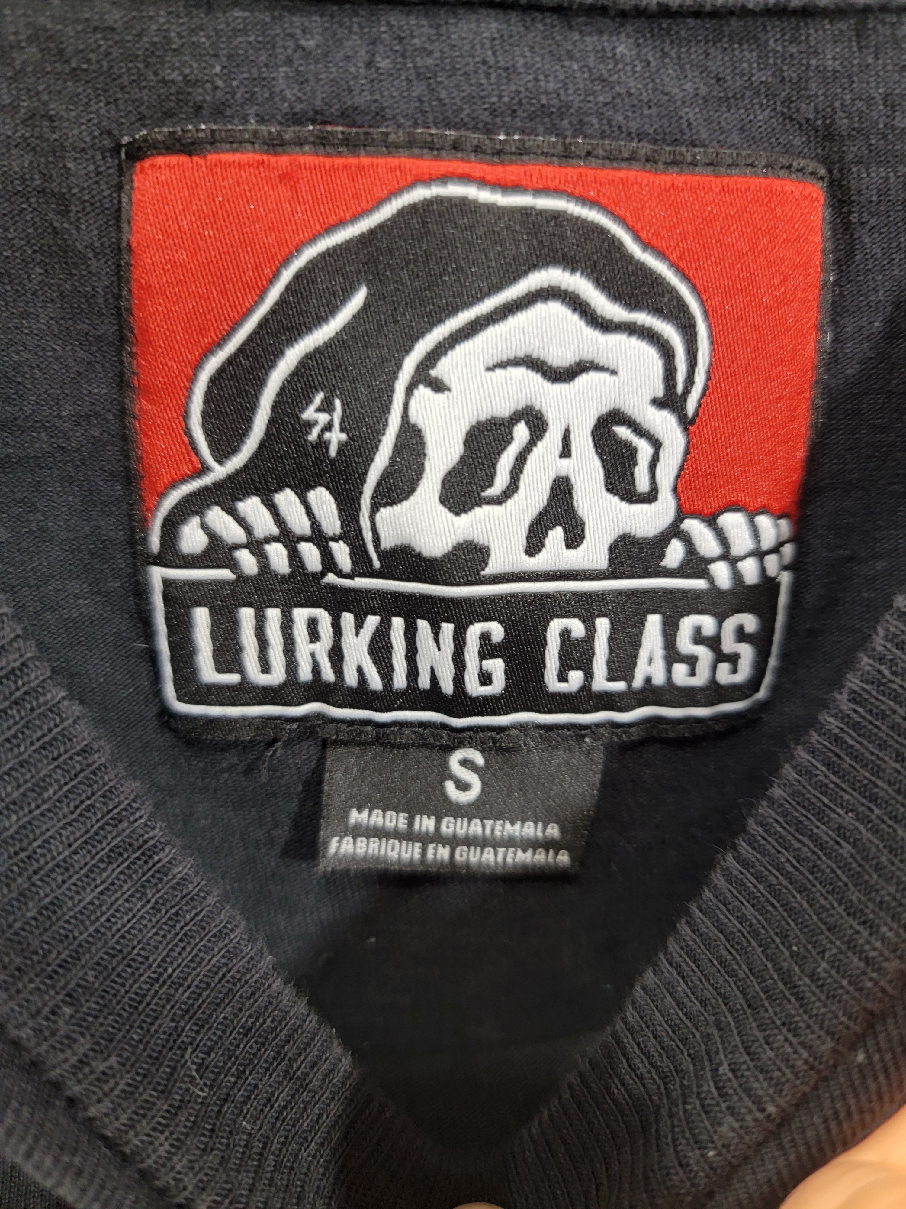 Lurking Class Zumiez Men’s Small Skateboarding Skeleton Barb Wire T Shirt