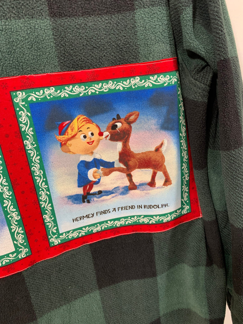 The Abominable Snow Monster (Bumble) Fleece Green Flannel XXL