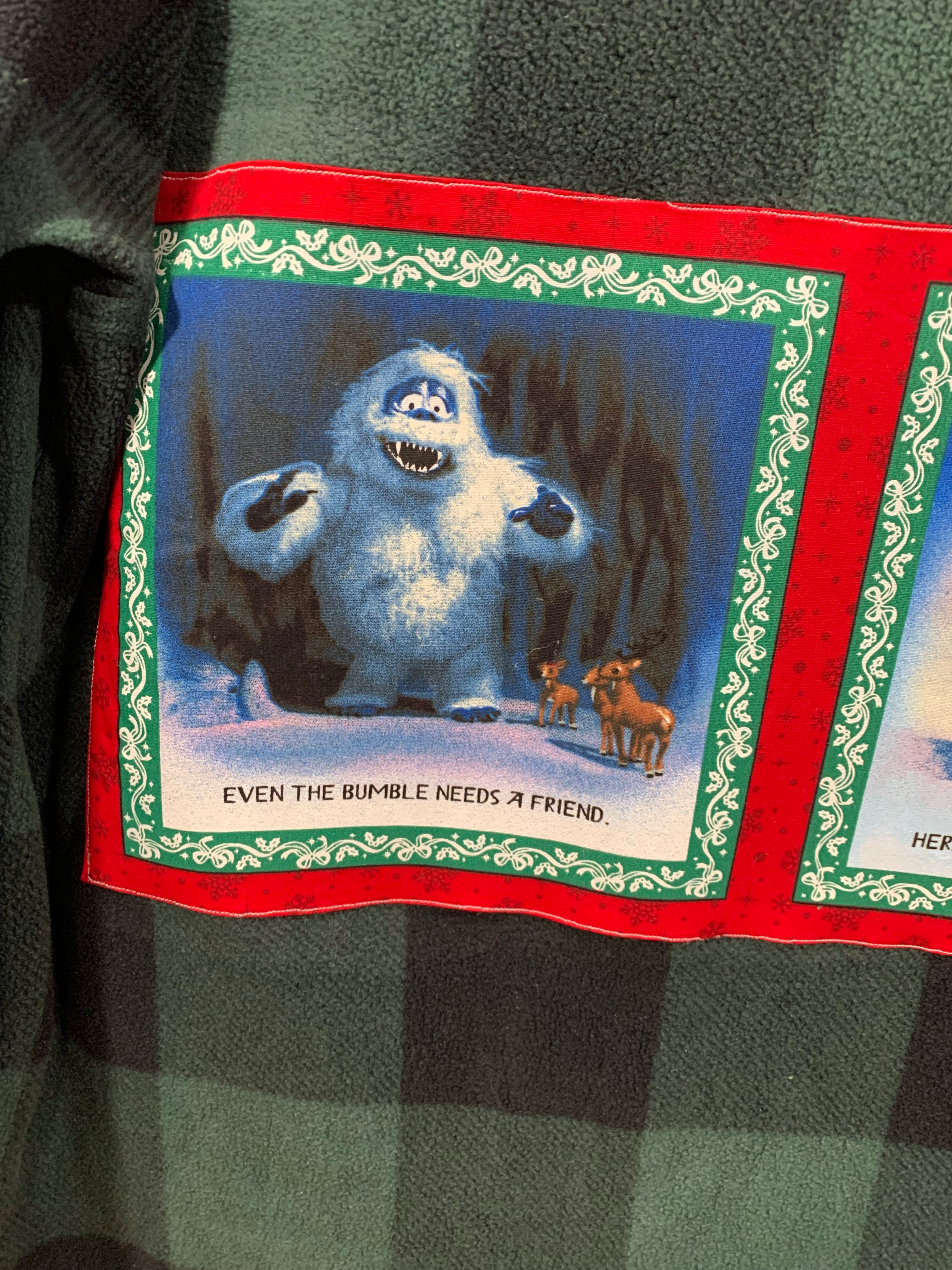 The Abominable Snow Monster (Bumble) Fleece Green Flannel XXL