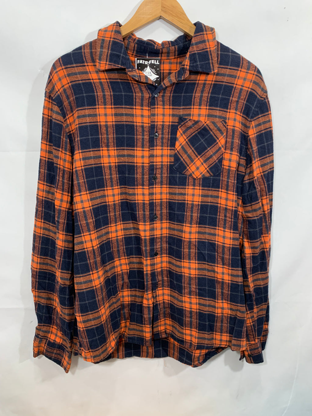 Finding Nemo Orange Blue Flannel Unisex Large Disney Pixar