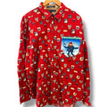 90’s Tommy Hilfiger Ski Lodge Yukon Cornelius Rudolph Button Up Shirt XL