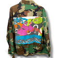 Space Jam Vintage 1996 Tune Squad Monstars Army Jacket XL