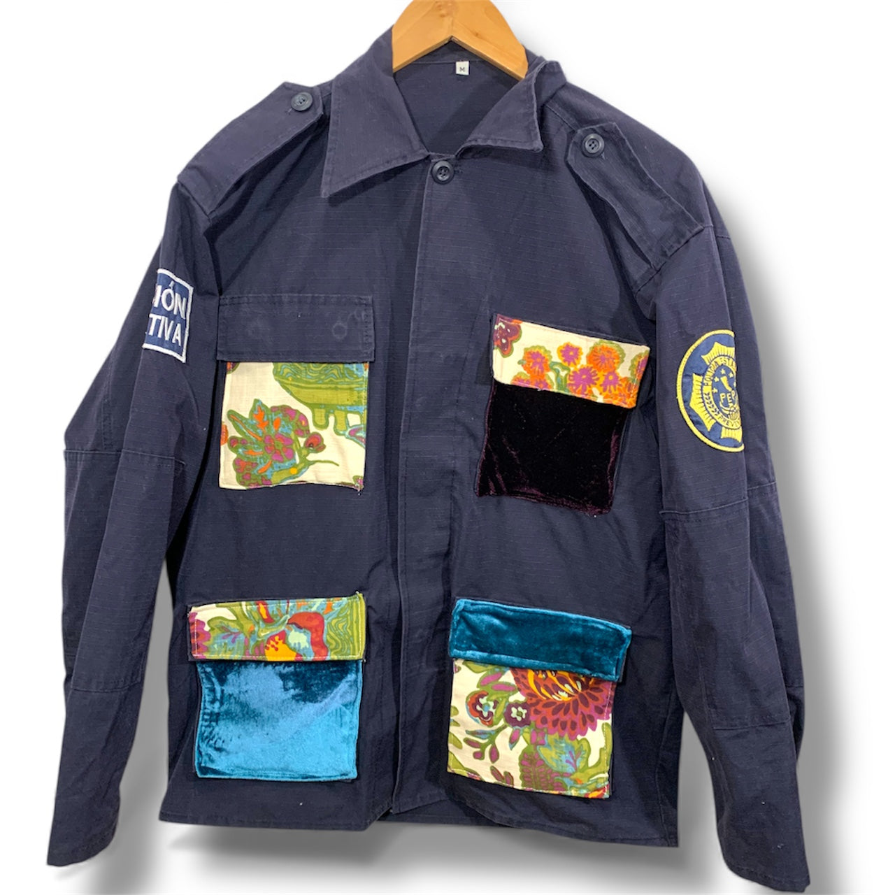 Tactical Security Jacket Men’s Medium Boho Hippie Velvet Medium