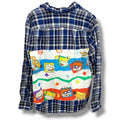 Vintage 2000’s Nickelodeon Rugrats Flannel Medium Blue
