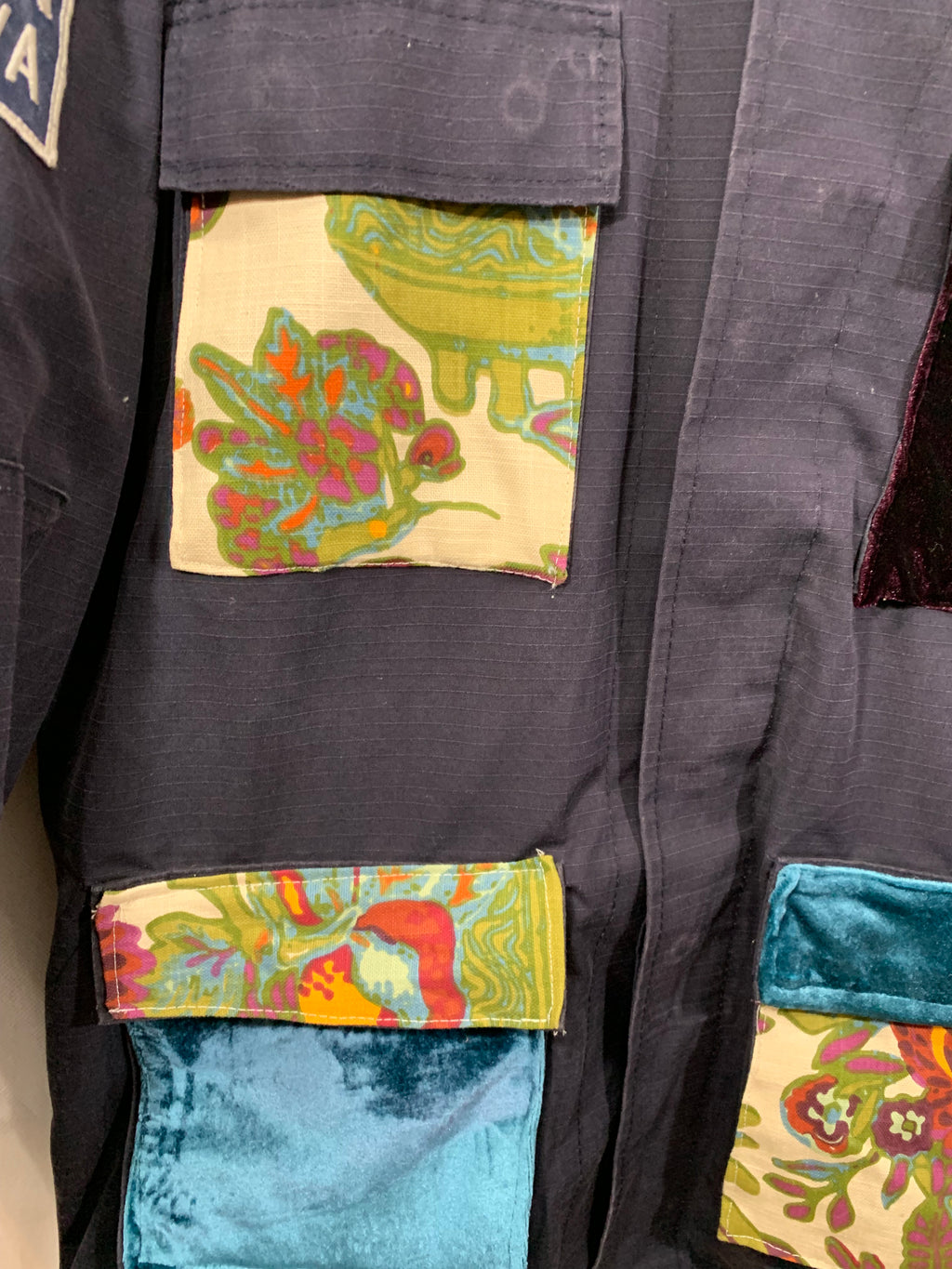 Tactical Security Jacket Men’s Medium Boho Hippie Velvet Medium