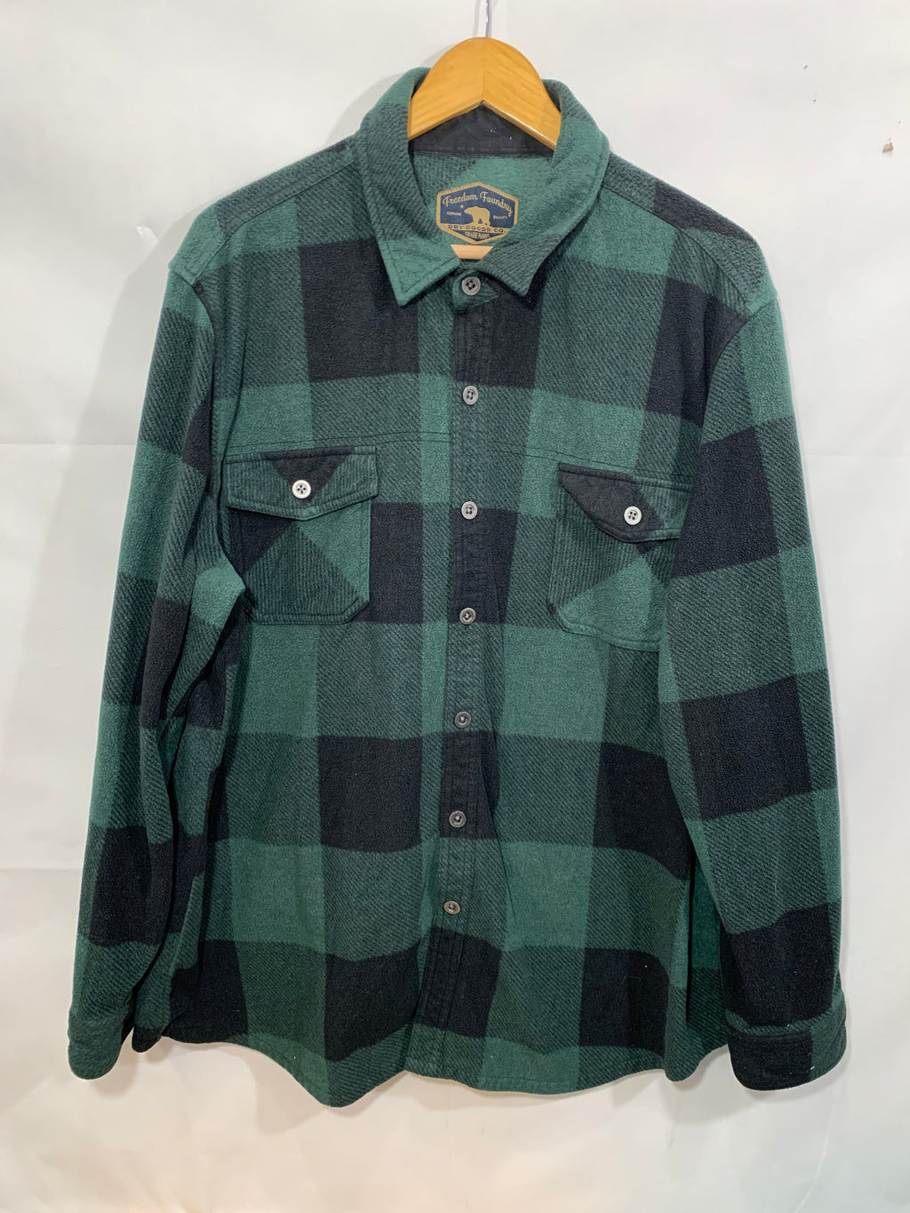 The Abominable Snow Monster (Bumble) Fleece Green Flannel XXL