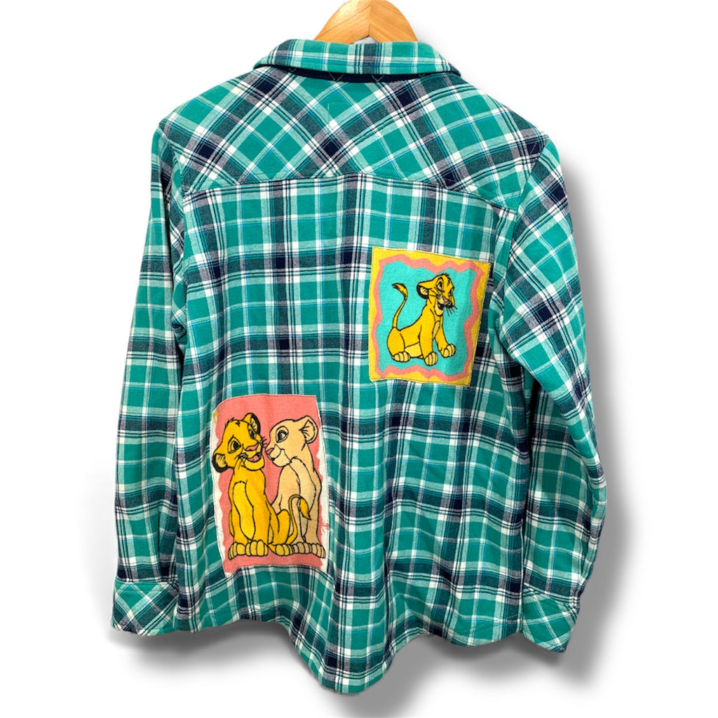 Orvis Women’s XL 1990’s Disney Lion King Button Flannel