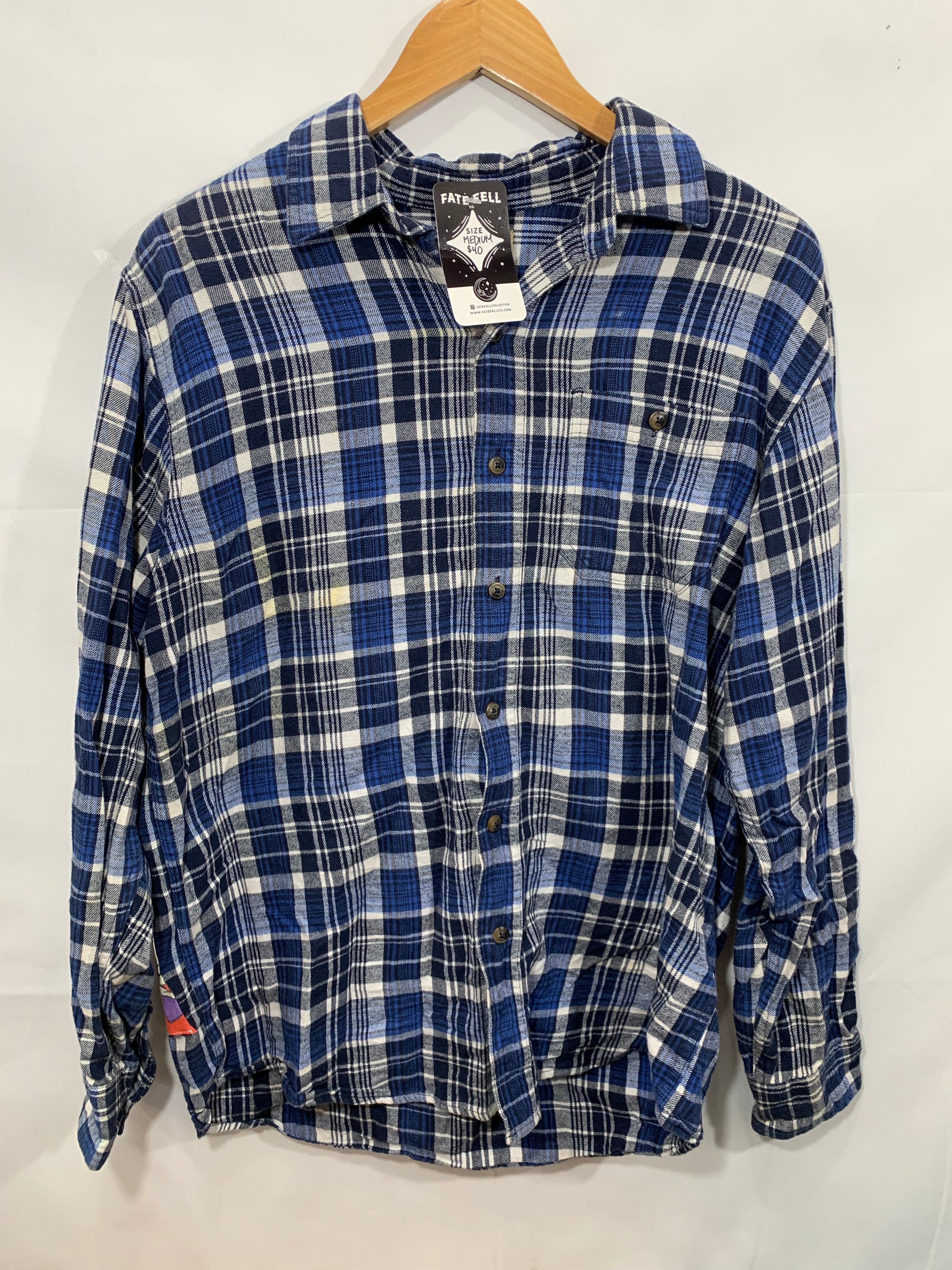 Vintage 2000’s Nickelodeon Rugrats Flannel Medium Blue