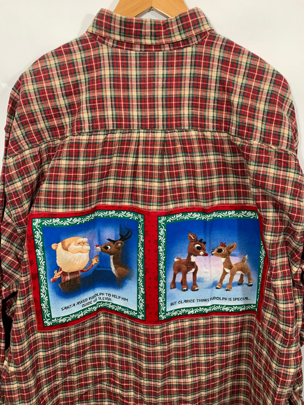 Rudolph Reindeer XL 100% Cotton Holiday Flannel
