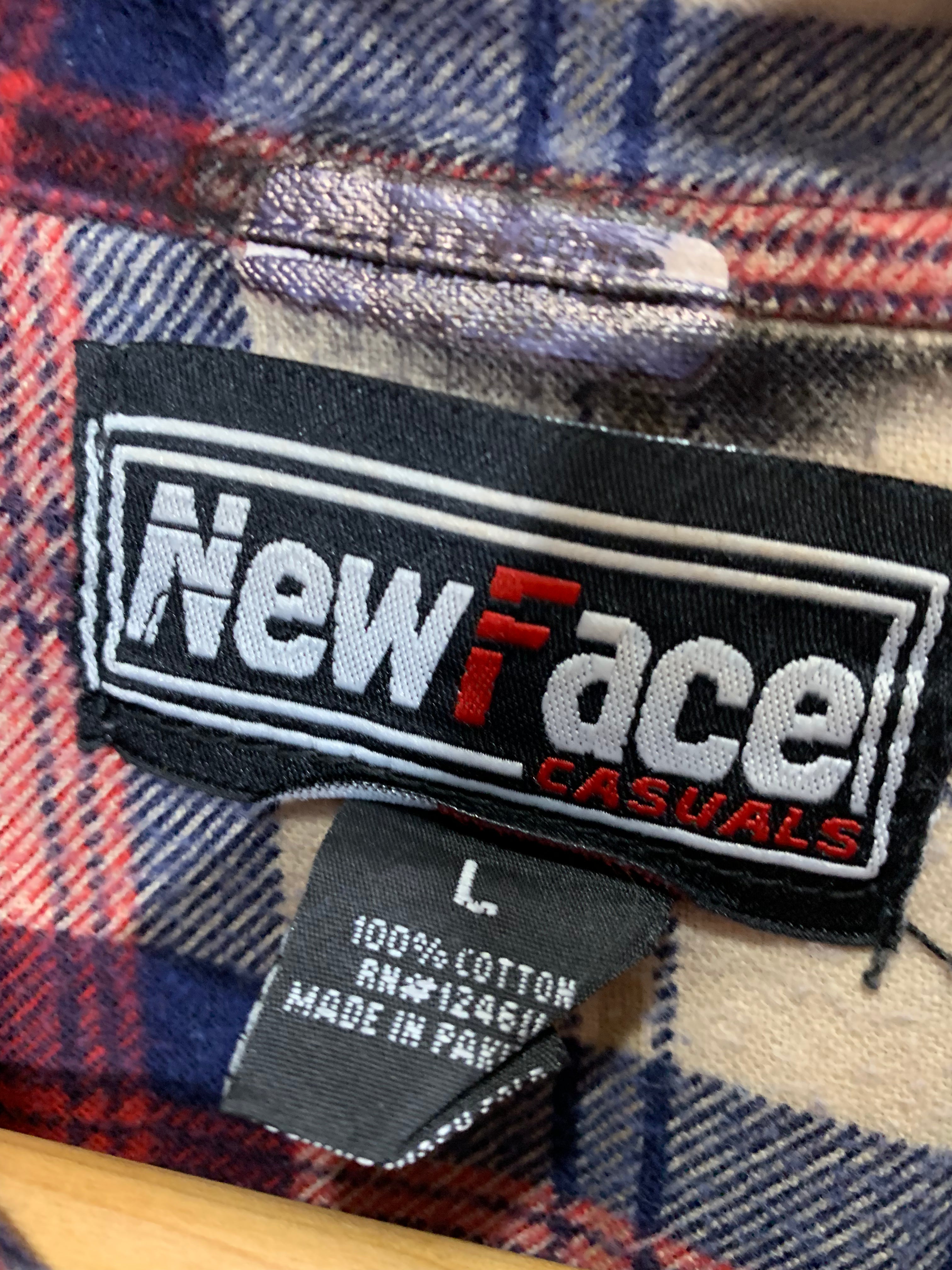 Upcycled Repurposed Buffalo Bills Disney Donald Duck Flannel Unisex Large