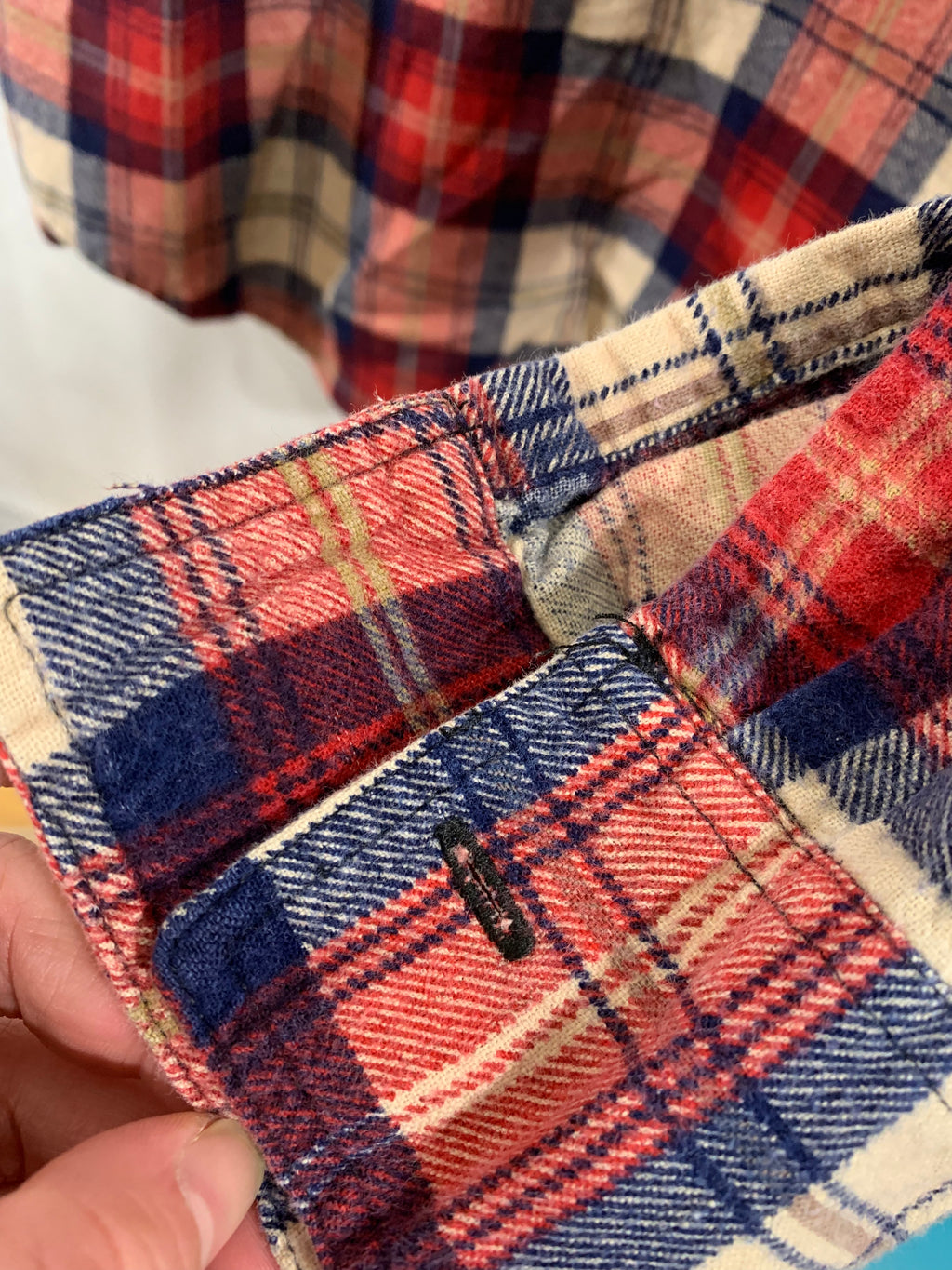 Upcycled Repurposed Buffalo Bills Disney Donald Duck Flannel Unisex Large